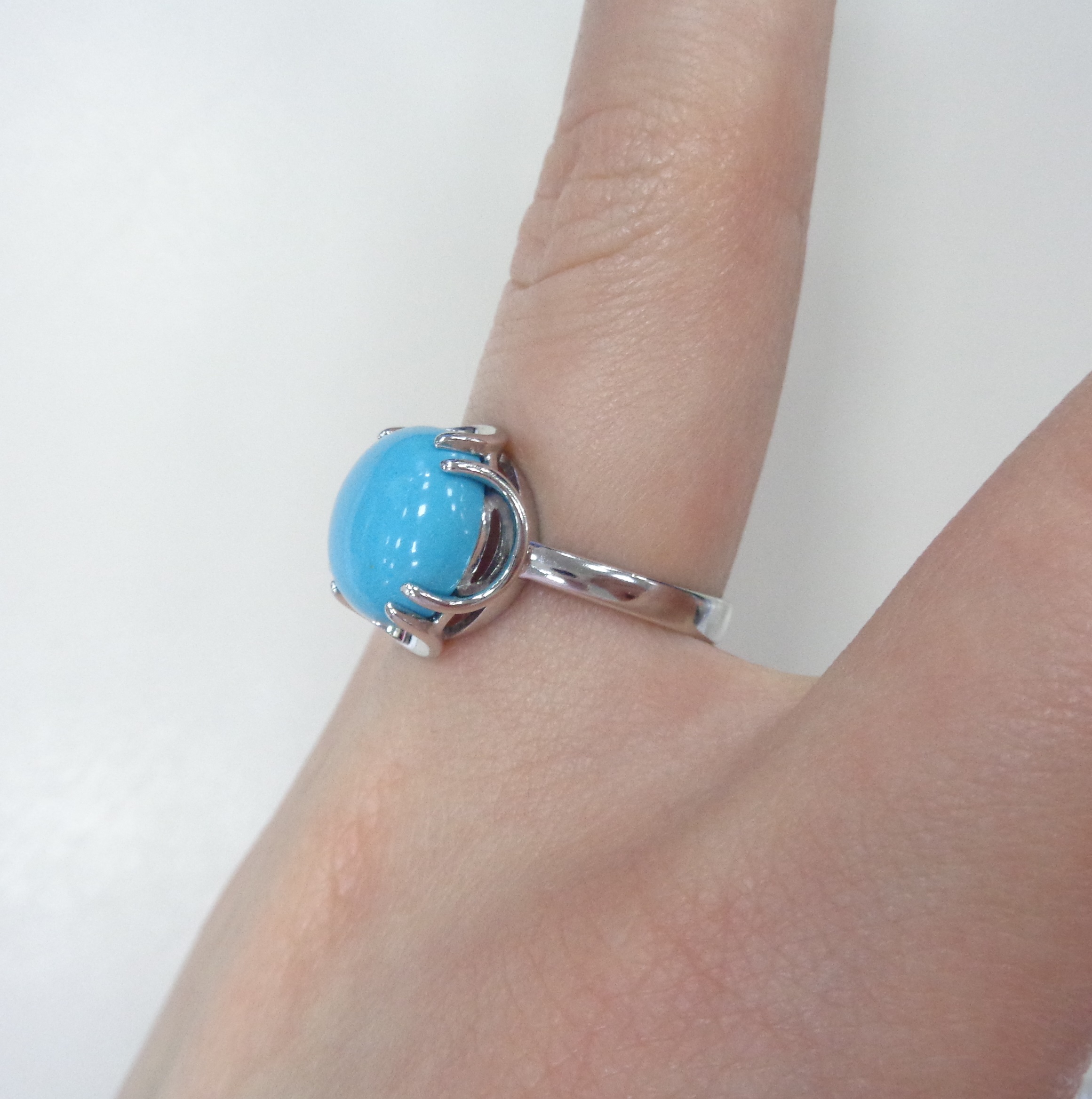 Серебряное кольцо с бирюзой